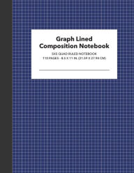 Title: Graph Lined Composition Notebook - 5x5 Quad Ruled Notebook: Grid Composition Book 110 Pages - 8.5x11 in. (21.59 x 27.94 cm.) Blue, Author: Californiacreate