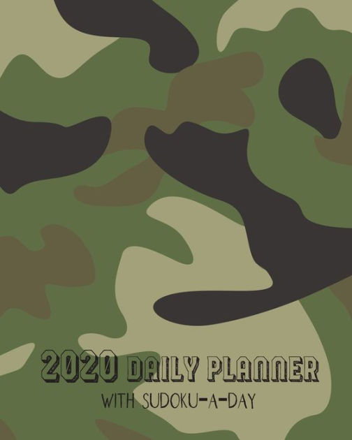 2020 Daily Planner with SudokuaDay Camouflage Planning by Day