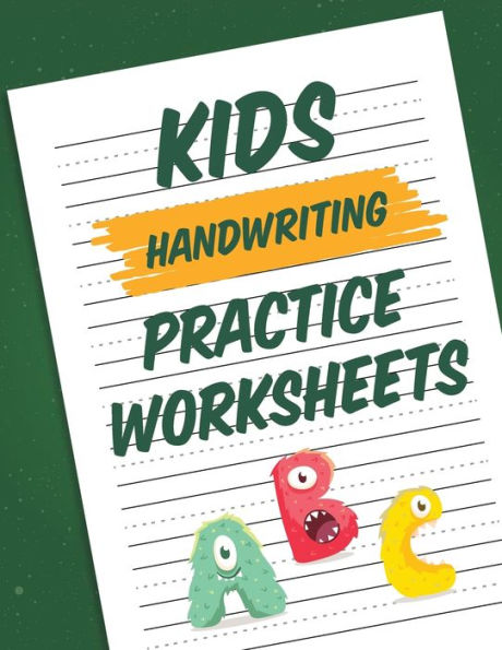 Kids Handwriting Practice Worksheets - Kids Handwriting Workbook: Blank Writing Paper With Lines - 120 Pages 8.5 x 11 inch (21.59 x 27.94 cm.)