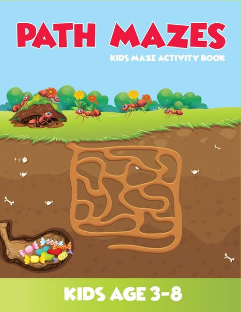 Amazing Mazes for Kids Ages 4-6: Maze Activity Book for Kids