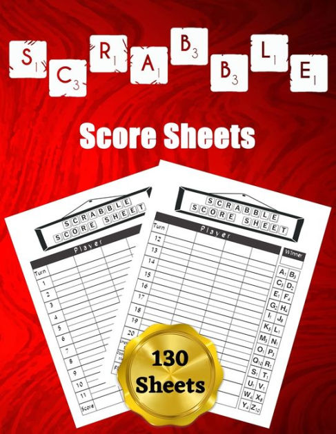 Scrabble Score Sheets: 130 Large Score Pads for Scorekeeping - Scrabble
