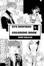 BTS Inspired Coloring Book: Cute South Korean Boy Band and Gorgeous Jungkook, Billboard Sensation and K-pop Talents Inspired Adult Coloring Book