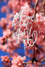 Self care is not selfish: 6x9 Inch Lined Journal/Notebook designed to remind you that self care is not selfish! - Pink, Sakura, Cherry blossom, Colorful, Japan, Calligraphy Art with Photography, GIFT IDEA