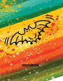 SketchBook: Bat Artist RainBow Cover This Sketch Pad notebook has 110 blank pages,White paper, Sketch, Draw and Paint