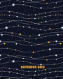 Notebook Grid: Blue star pattern: Notebook Journal Diary, 120 pages, 8