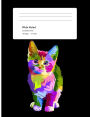 Wide Ruled Composition Book 150 Pages 75 Sheets: Blank Composition Book