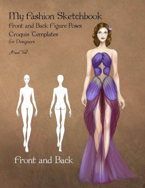 fashion illustration back pose