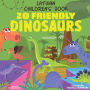 Latvian Children's Book: 20 Friendly Dinosaurs