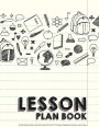 Lesson Plan book: 50 Week Undated Teacher Plan Book (Large Print 8.5
