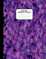 CAMO Purple Pink Fancy Camouflage Pattern - Aesthetic Graph Paper Composition Notebook: Quad Ruled Pages 1 Subject Journal for Math & Science High School College or University Students Notes Workbook 5x5 Grid