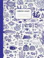 Save Ocean Coral Reefs College Ruled Composition Notebook Nautical Theme Graphic Print Diary: Wide Ruled Lined Paper Journal for High School Teens College or University Students Notes - Happy Office Accessories