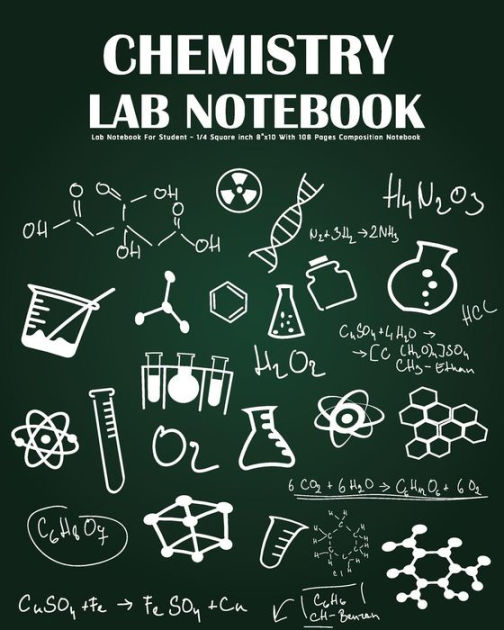 Chemistry Lab Notebook Lab Notebook For Student 1/4 Square inch 8