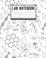 Lab Notebook: Biology Lab Notebook 1/4 Quad Grid Journal - Student Lab Notebook - 8