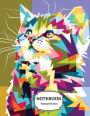 Notebook: Colorfully cat hope : Journal Dot-Grid, Grid, Lined, Blank No Lined: Book: Pocket Notebook Journal Diary, 110 pages, 8.5