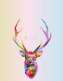 Notebook: Deer head cover and Dot pages, Extra large (8.5 x 11) inches, 110 pages, notebooks and journals