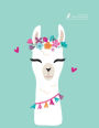 Sketch book: Cute llama cover (8.5 x 11) inches 110 pages, Blank Unlined Paper for Sketching, Drawing , Whiting , Journaling & Doodling