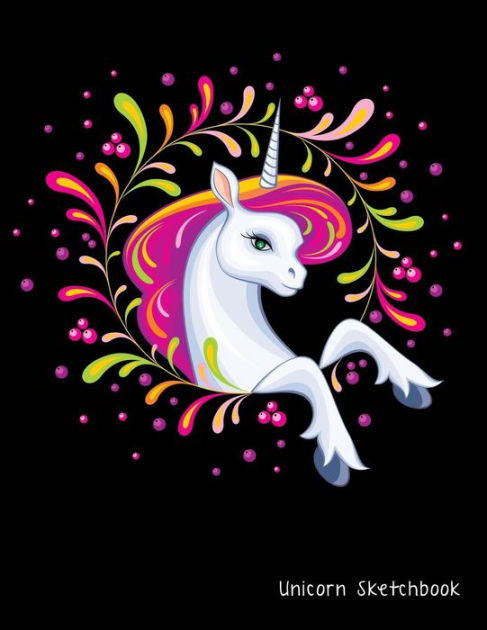 120 Page Blank Lined Notebook/ Hello 4th Grade Unicorn School Supplies For Girls 8.5 x 11