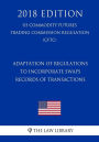 Adaptation of Regulations to Incorporate Swaps - Records of Transactions (US Commodity Futures Trading Commission Regulation) (CFTC) (2018 Edition)