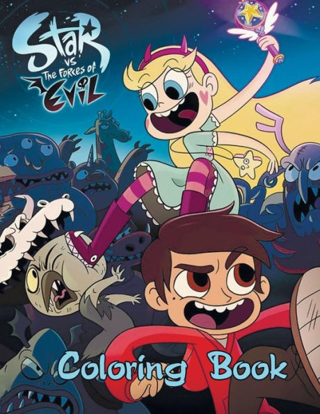 Star vs. the Forces of Evil Coloring Book: One of the Best Coloring Book for Kids and Adults, Mini Coloring Book for Little Kids, Activity Book for All Family Members