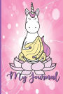 My Journal: Buddhacorn Journal 6x9 College Ruled Lined Paper For Meditative Thought Keeping