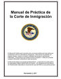 Manual de Practica de la Corte de Inmigracion: Noviembre 2017