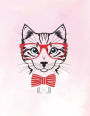 Notebook: Cute cat cover and Dot pages, Extra large (8.5 x 11) inches, 110 pages, notebooks and journals