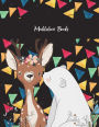 Meditation Books: Pretty Kissing Couple, Daily Mindfulness Planner For Manage Anxiety,Worry And Stress Large Print 8.5