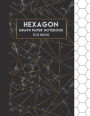 Hexagon Graph Paper Notebook: 1/2 Inch (0.50