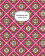 Notebook Dot: Geometric and floral colorful pattern: Notebook Journal Diary, 120 pages, 8