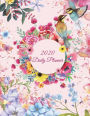 2020 Daily Planner: Beautiful Pink Floral Design, Daily Calendar Book 2020, Weekly/Monthly/Yearly Calendar Journal, Large 8.5