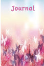 Journal: Butterfly Journal For Girls 6 x 9, 120 Page Blank Lined Paperback Journal/Notebook