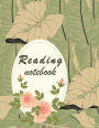 Reading notebook: Book Reading Planner, Reading Log Book, Portable Book Reading Report, Summer Reading Journal 120 pages 8.5x11