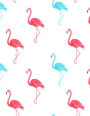 Flamingo Notebook: Blue Bird Journal Notebook Ruled Lined Page Kids Teen Women Girl Writing Book Activity Diary School Notepad Animal Pink Colorful Palme Leaves Kawaii Composition Notebook (121 Page, Large 8.5 x 11 Inches Paperback)