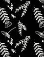 Leaves Notebook: Black Leaf Journal Book Ruled Lined Page For Kids Teen Girl Women Lady Men Princess Great For Writing Cute Diary School College Record Note Pad Planner Doodle Garden Nature Planting Plants Composition Book (Large, 8.5 x 11 Inches)