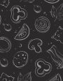 Mushroom Notebook: Ingredients Journal Book Ruled Lined Page For Kid Women Men Chef Cooker Cooking Lover Great For Writing Kitchen Diary College Record Note Pad Planner Blackboard Chalkboard Recipe Blank Composition Book (Large, 8.5 x 11 Inches, 121 Lined