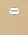 Notebook Grid: Grunge cardboard background : Notebook Journal Diary, 120 pages, 8