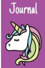 Journal: Unicorn Journal 6 x 9, 120 Page Blank Lined Paperback Journal/Notebook