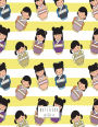 Notebook: Kimono girls collection on yellow cover and Lined pages, Extra large (8.5 x 11) inches, 110 pages, White paper