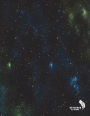 Notebook: In the galaxy cover and Lined pages, Extra large (8.5 x 11) inches, 110 pages, White paper