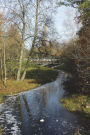 Beautiful Stream and Trees in Latvia Nature Journal: 150 page lined notebook/diary