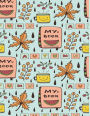 Notebook: My book cover and Dot pages, Extra large (8.5 x 11) inches, 110 pages, notebooks and journals