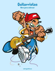 Title: Guitarristas libro para colorear 1, Author: Nick Snels
