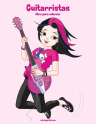 Title: Guitarristas libro para colorear 1, Author: Nick Snels