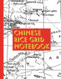Chinese Rice Grid Notebook: China map cover, 100 pages of rice grid paper for Chinese or Japanese writing, glossy cover