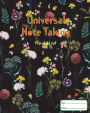 Universal Note Taking: Cornell Notes; Volume 15 of floral &leaf series, Note taking notebook,120 Pages(60 Sheets), 8 x 10 Inch, Key Points, Notes and Summary area