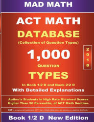 Title: 2018 ACT Math Database 1-2 D, Author: John Su