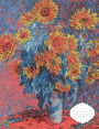 Vintage Van Gogh Red Sunflower Composition Book