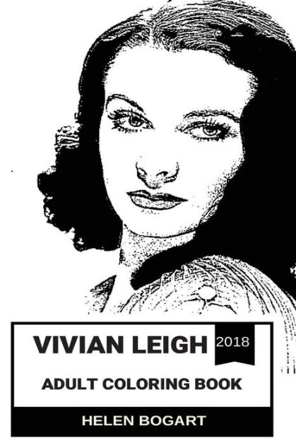 Vivian Leigh Adult Coloring Book Scarlet Ohara From Gone With The Wind And Multiple Academy 4575