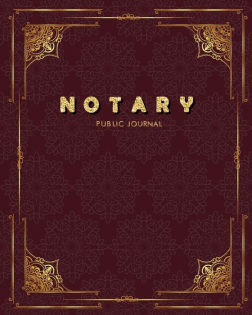 Notary Public Journal Notary Logbook, Notary journal, Notary Public