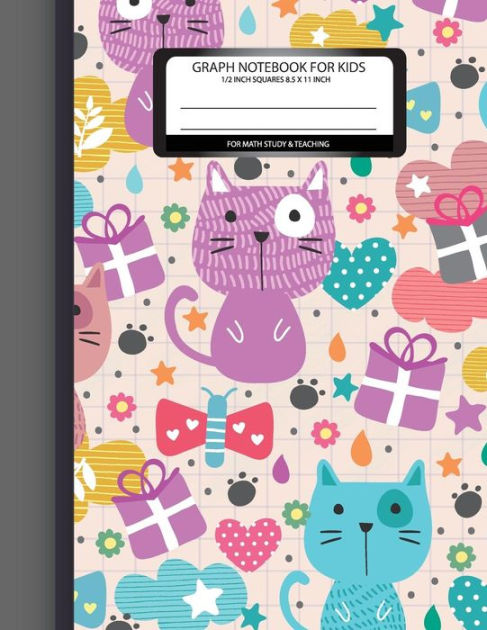 math notebook 1 2 squared graphing paper 2 square per inch 1 square per inch graph paper
